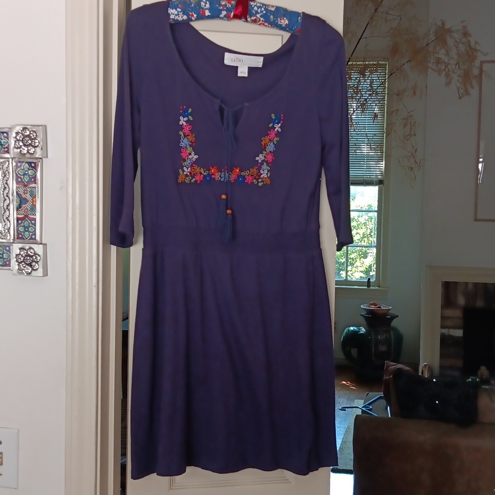 Cute Cotton Embroidered Dress